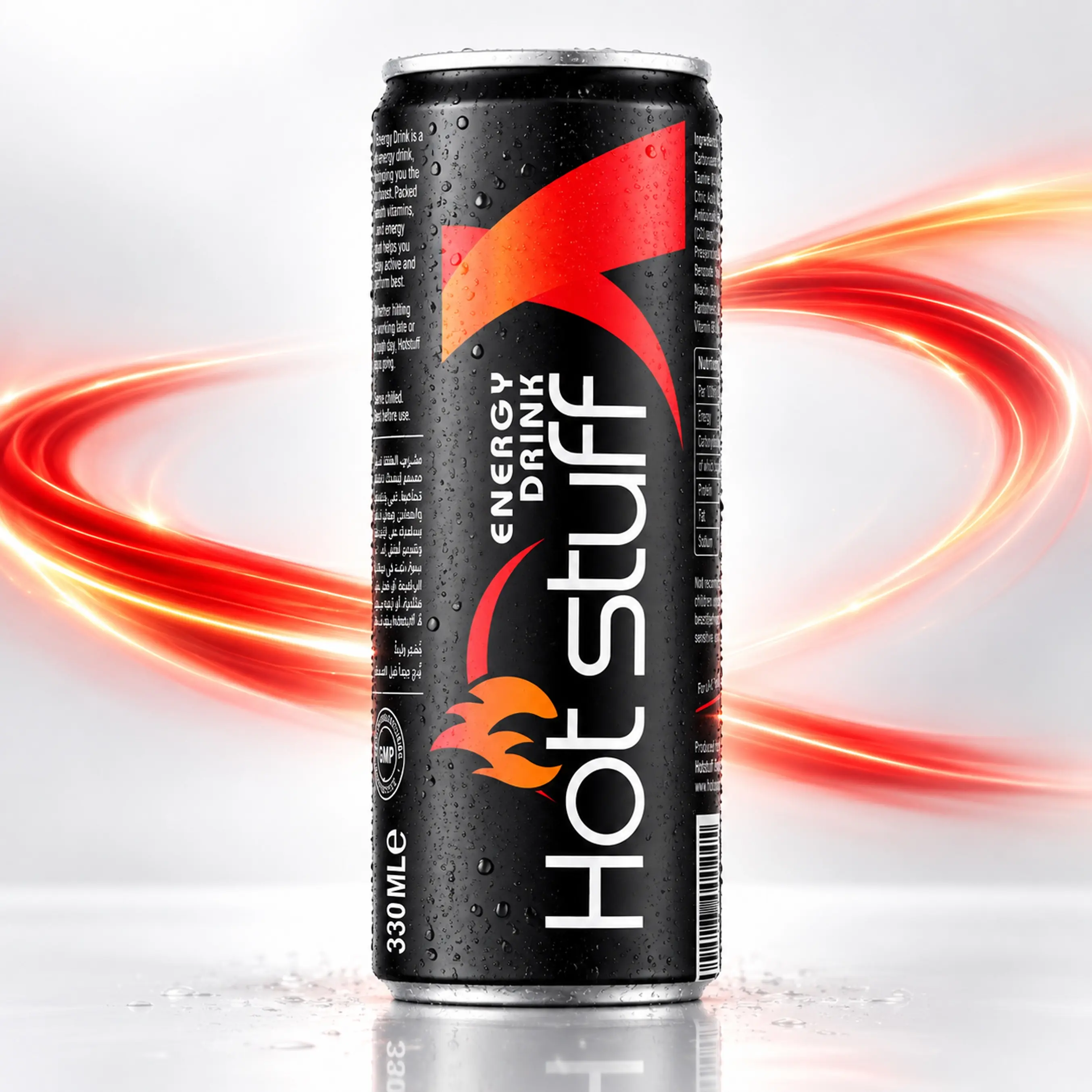HOT STUFF Energy Drink 330ml Can